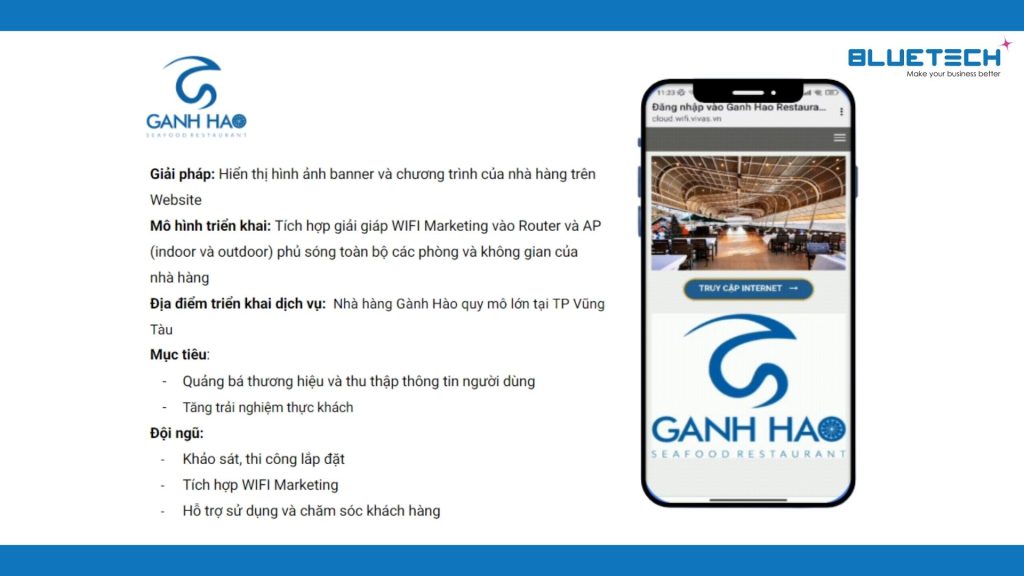 WIFI Marketing tại Nhà hàng